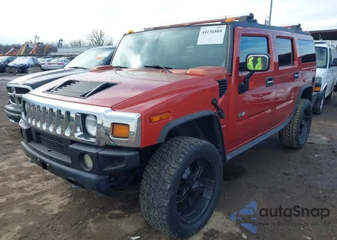 2003 Hummer H2 from USA, damaged, VIN 5GRGN23U73H118853